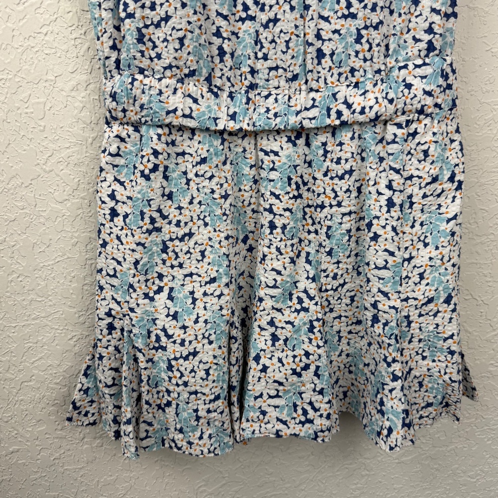 *We Are Sundays Womens Indigo Blue Floral Harley Romper Small - Picture 11 of 14